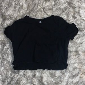 Black Crop Top